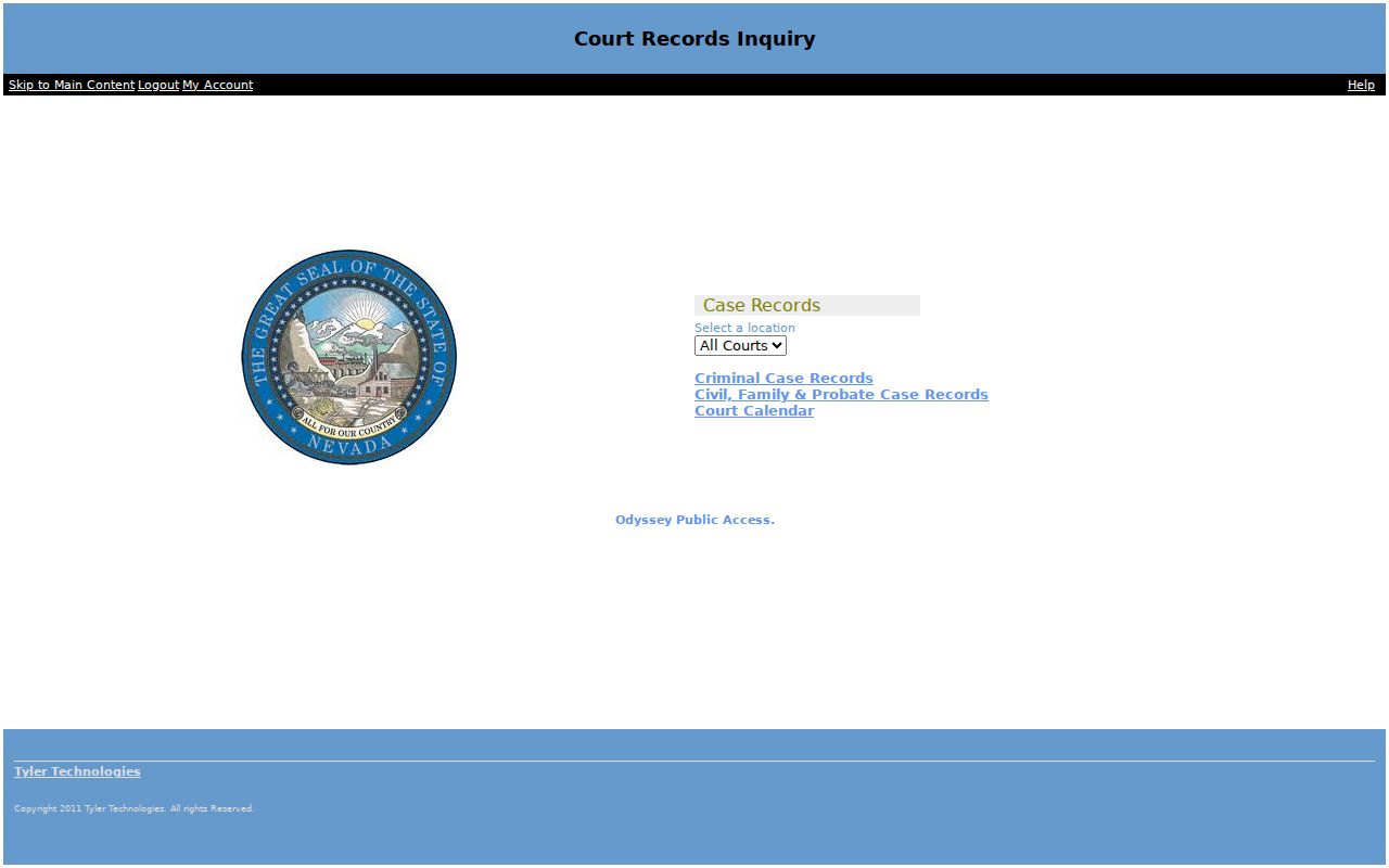 Washoe County resident lookup Reno Municipal Court search